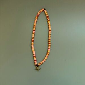 HANDMADE STARFISH GOLD CHARM NECKLACE